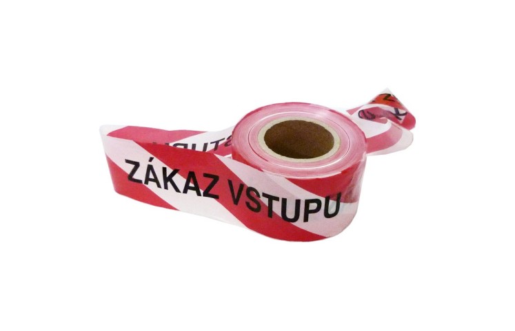 Výstražná páska Zákaz vstupu Výstražná páska Zákaz vstupu