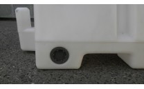 Plastové svodidlo - bílé