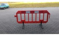 Plotová zábrana plastová, oranžová