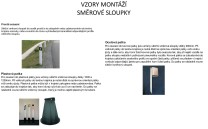 Směrový sloupek Z11a bílý