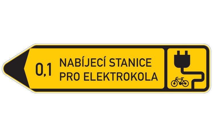 Cyklo značka - Nabíjecí stanice