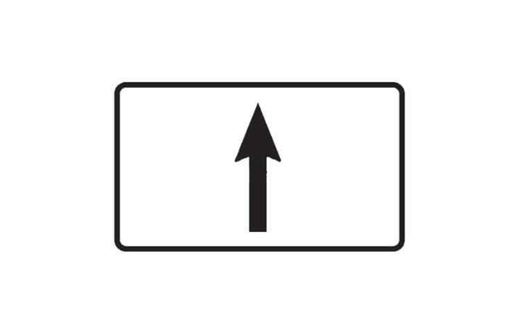 Dopravní značka E7a - Směrová šipka