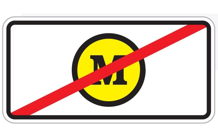 Dopravní značka E11c - Bez mýtného