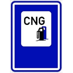 Dopravní značka IJ7 - Čerpací stanice (CNG)