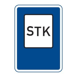 Dopravní značka IJ9 - Stanice technické kontroly