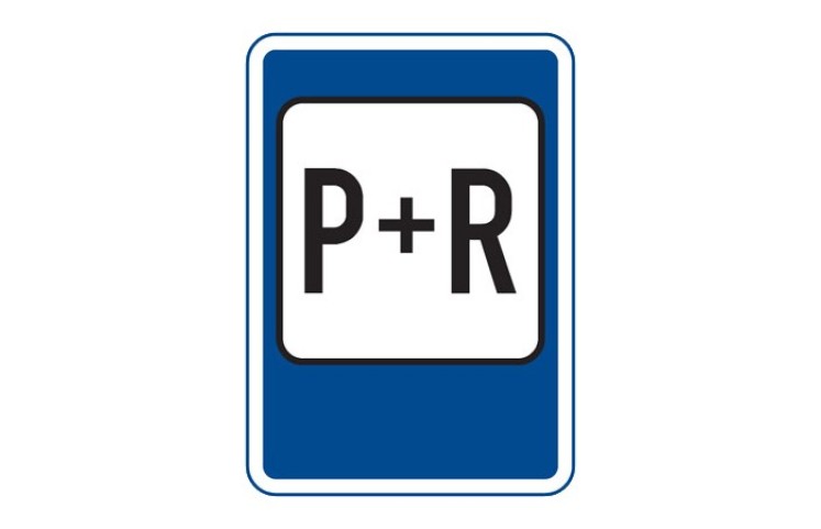 Dopravní značka IP13d - Parkoviště P+R Dopravní značka IP13d - Parkoviště P+R