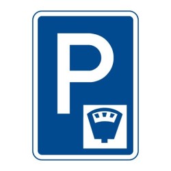 Dopravní značka IP13c - Parkoviště s parkovacím automatem