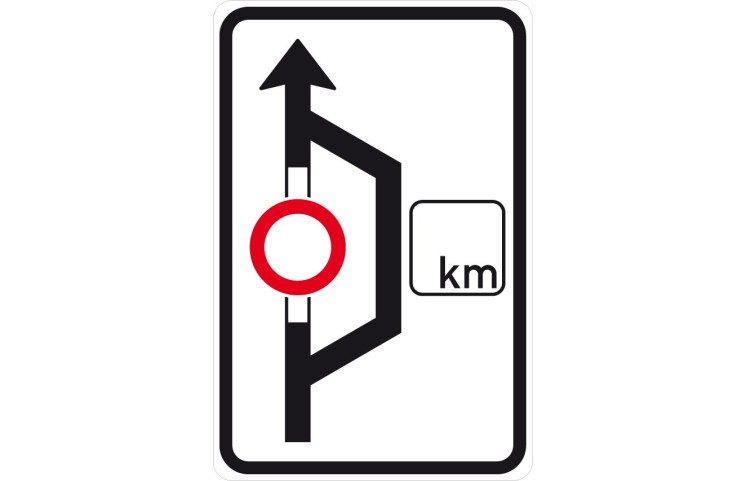 Dopravní značka IS11a - Návěst před objížďkou