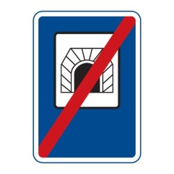 Dopravní značka IZ3b - Konec tunelu