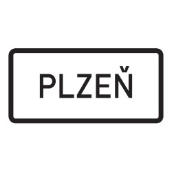 Dopravní značka IZ4a - Obec