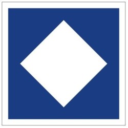 Plavební znak E5.12 - Místo vyhrazené pro stání všech plavidel