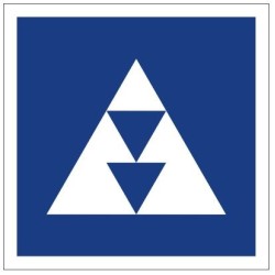 Plavební znak E5.6 - Místo vyhrazené pro stání plavidel určených k plavbě tlačením