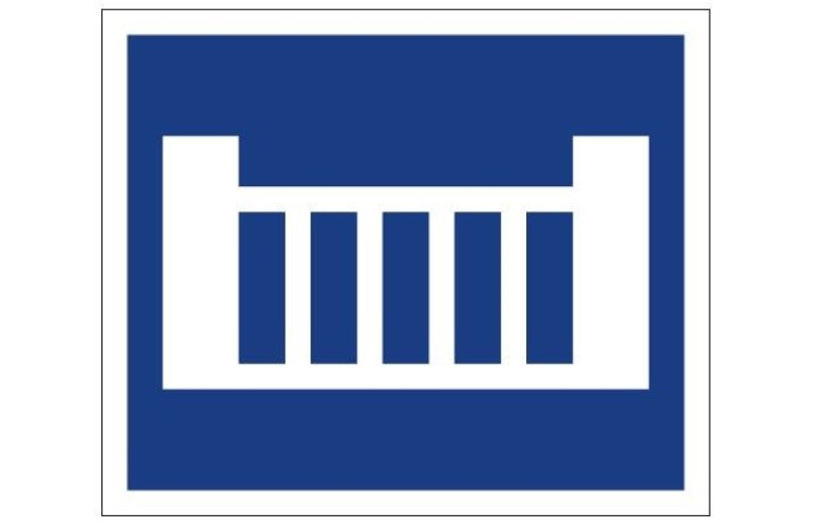 Plavební znak E3 - Jez Plavební znak E3 - Jez