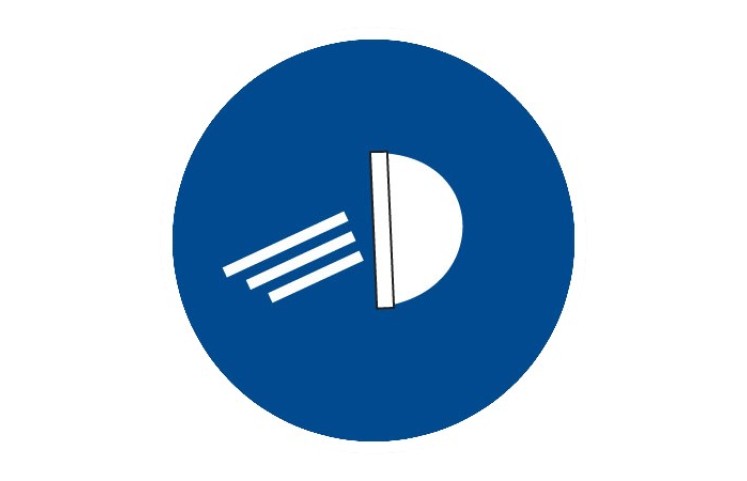 Dopravní značka C13a - Rozsviť světla Dopravní značka C13a - Rozsviť světla