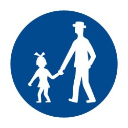 Dopravní značka C7a - Stezka pro chodce