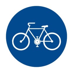 Dopravní značka C8a - Stezka pro cyklisty
