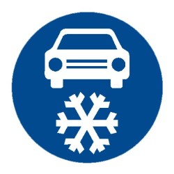 Dopravní značka C15a - Zimní výbava