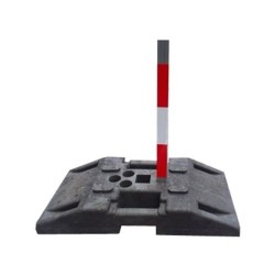 Kovový sloupek s reflexní fólií