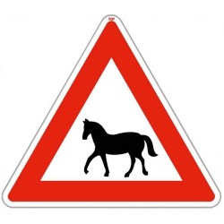 Dopravní značka A13 - Koně