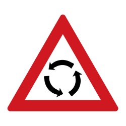Dopravní značka A4 - Pozor, kruhový objezd