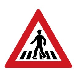 Dopravní značka A11 - Pozor, přechod pro chodce