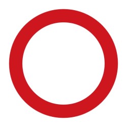 Dopravní značka B1 - Zákaz vjezdu všech vozidel (v obou směrech)