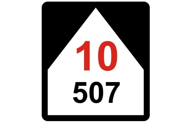 Železniční značka -Sklon K - stoupání