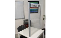 Ochranná přepážka - model s bočními zástěnami