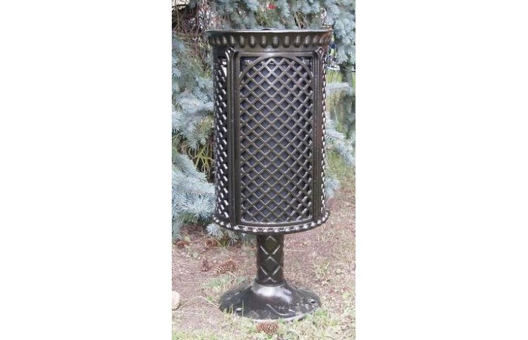 Venkovní litinový odpadkový koš Artur Venkovní litinový odpadkový koš Artur