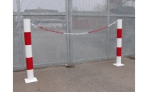 Ochranný sloupek červenobílý