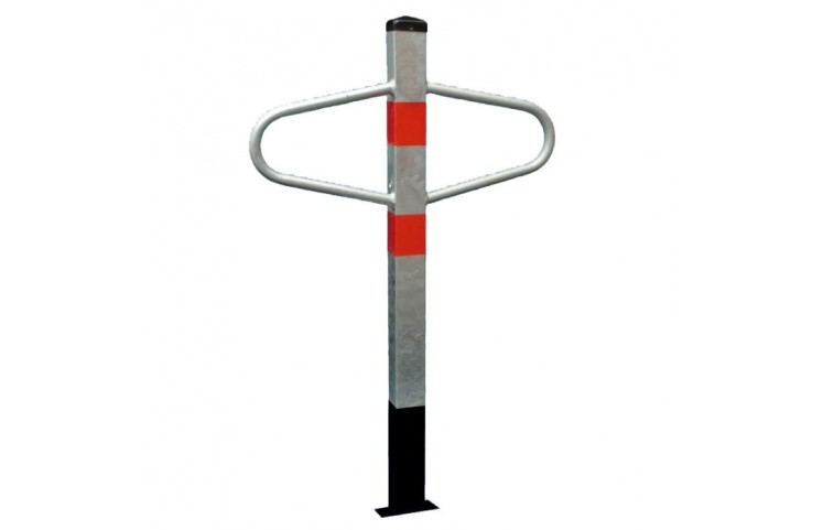 Pevný parkovací sloupek Motýlek, k zabetonování