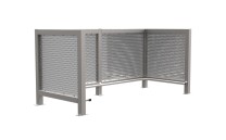 Ohrazení pro odpadové kontejnery Duo